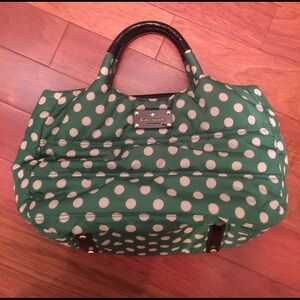 kate spade Green Polka Dot Satchel